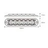 Waterproof Ultra Thin 6 LED Strobe Light 18W